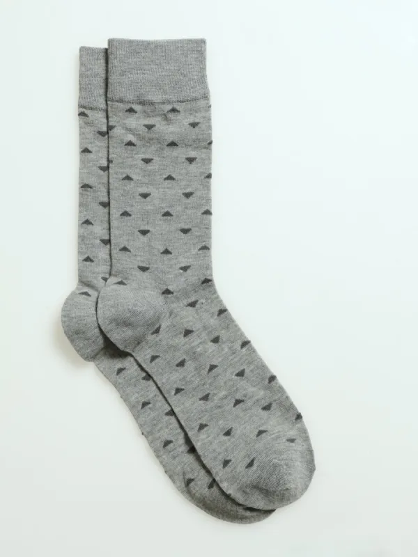 1 Pack Single Anklet Sock - Grey Melange sold by Edgars 