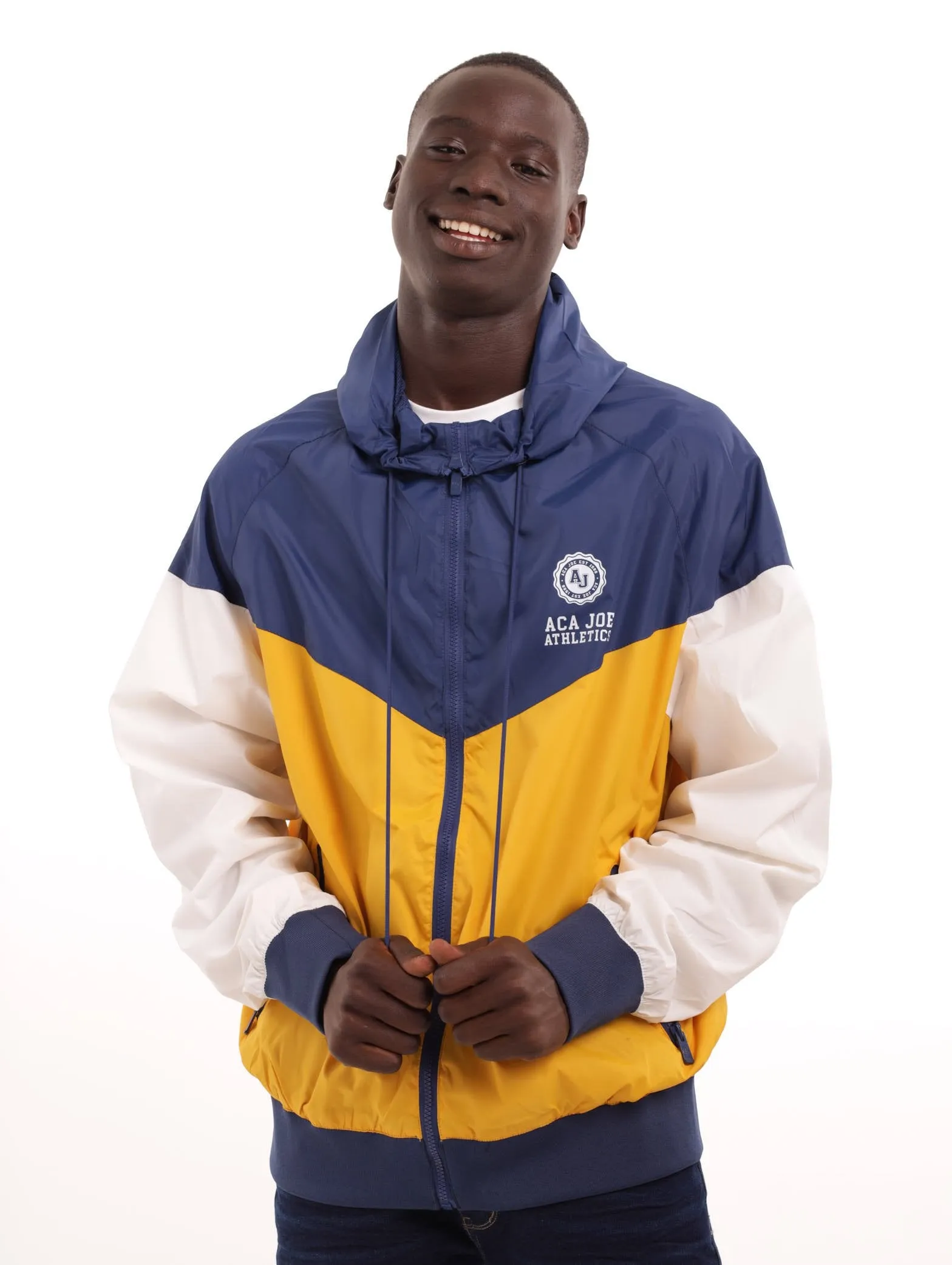 Men's Windbreaker Hooded Jacket - Yellow sold by Edgars