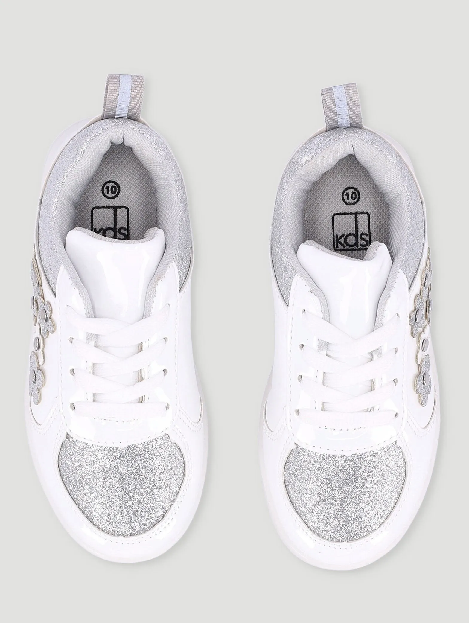 Pre-Girls Low Cut Light Up Sneaker - White sold by Edgars product image thumbnail 3