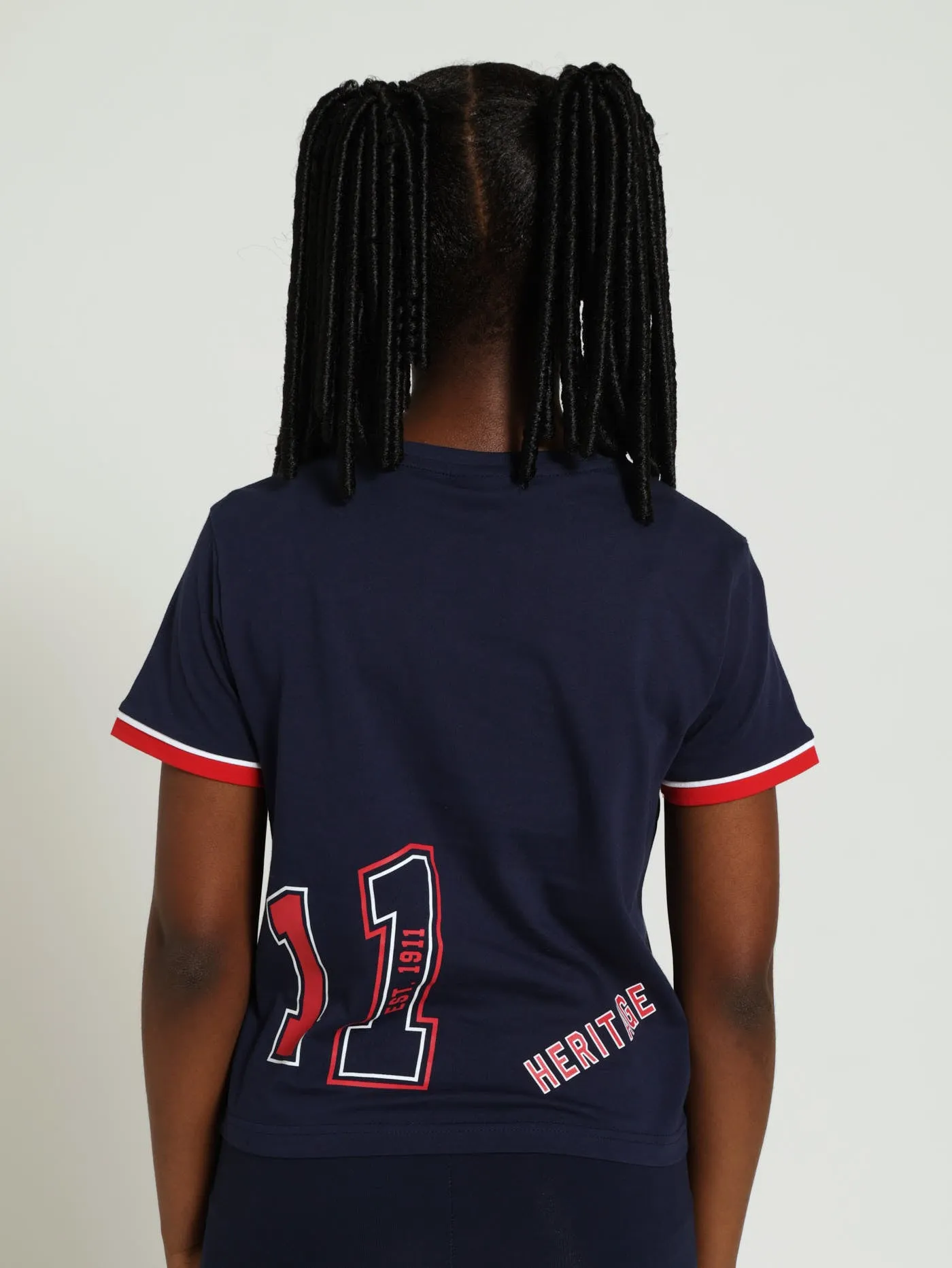Girls Trinity Cropped Tee - Navy sold by Edgars product image thumbnail 3