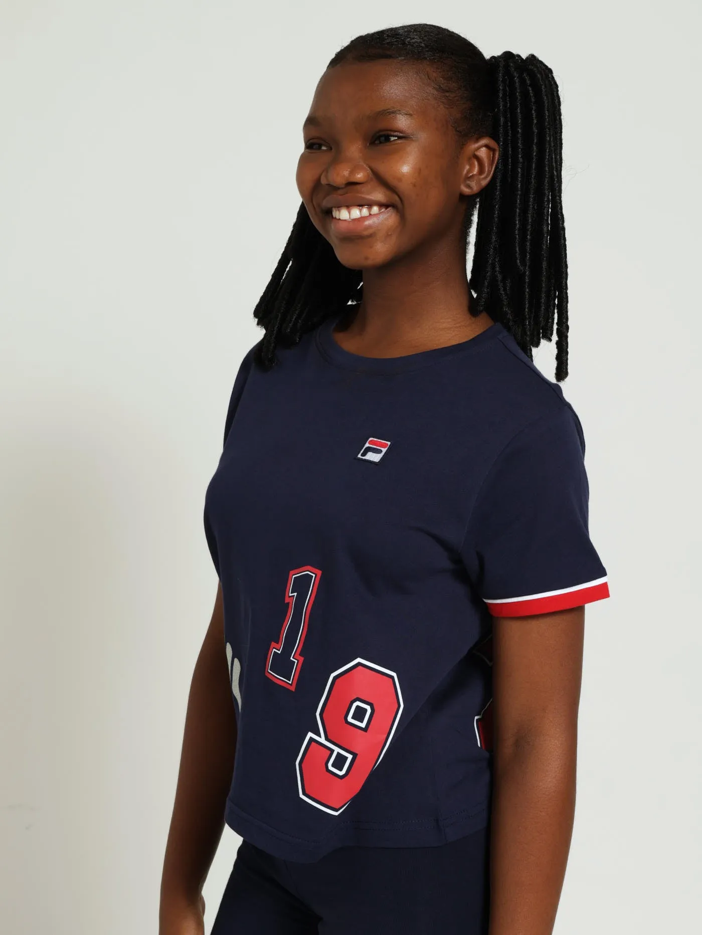 Girls Trinity Cropped Tee - Navy sold by Edgars product image thumbnail 2