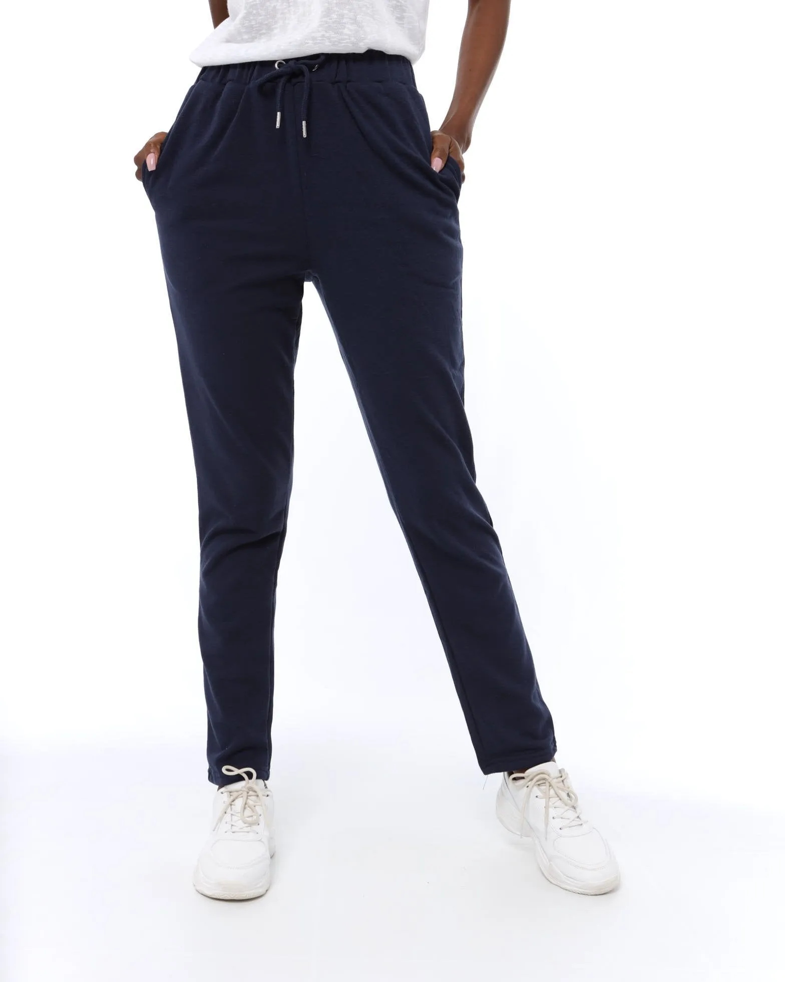Ladies Straightleg Fleece Pant - Navy sold by Edgars