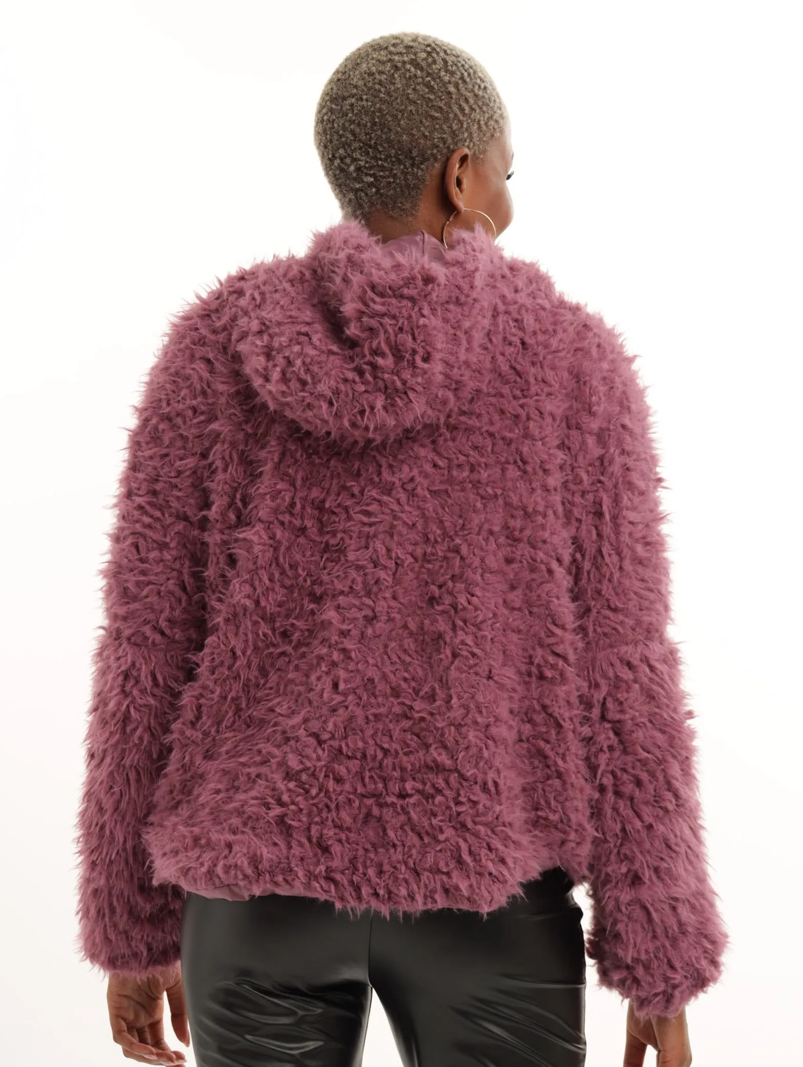 Ladies Teddy Hoody - Mauve sold by Edgars product image thumbnail 3