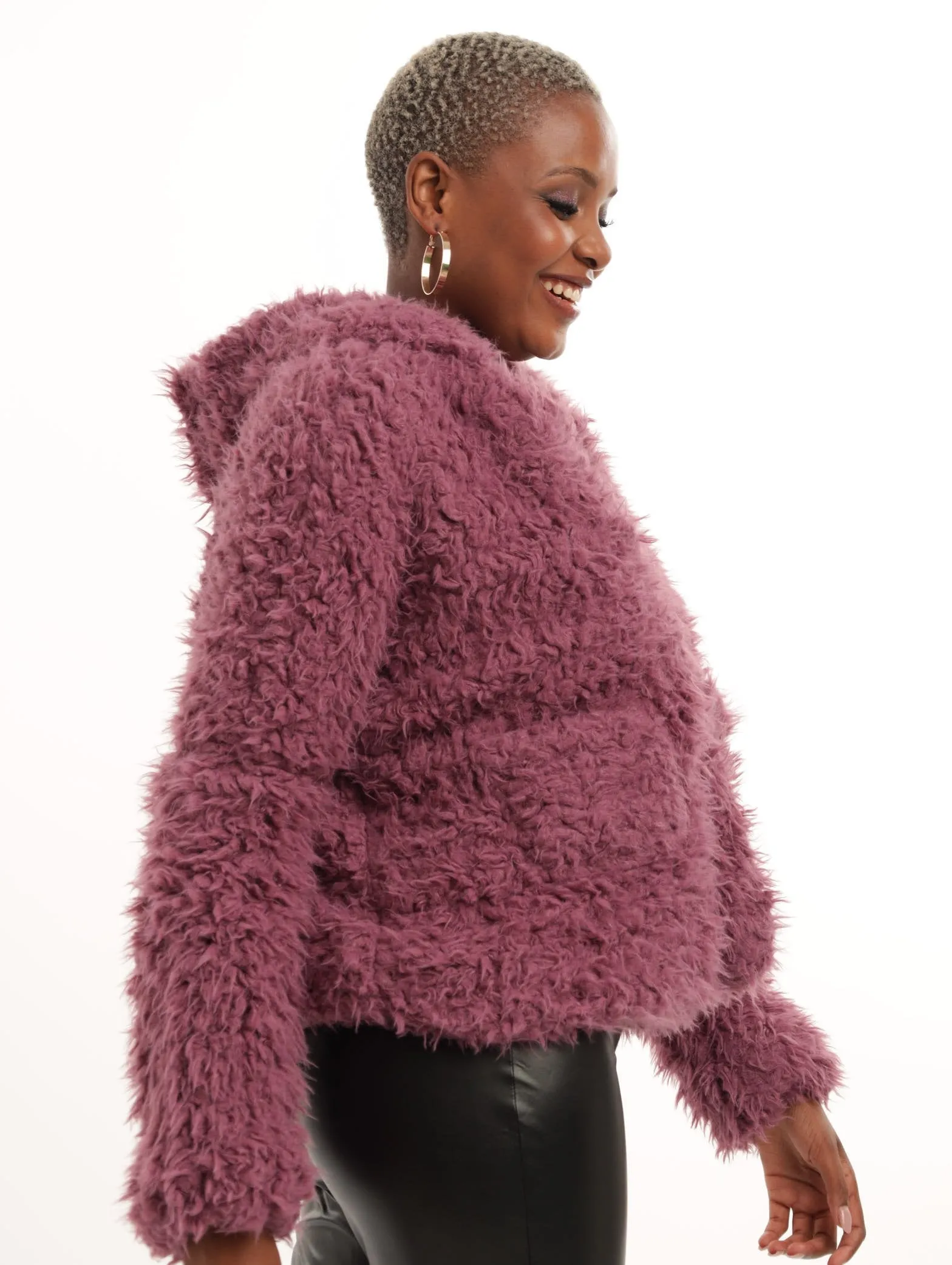 Ladies Teddy Hoody - Mauve sold by Edgars product image thumbnail 2