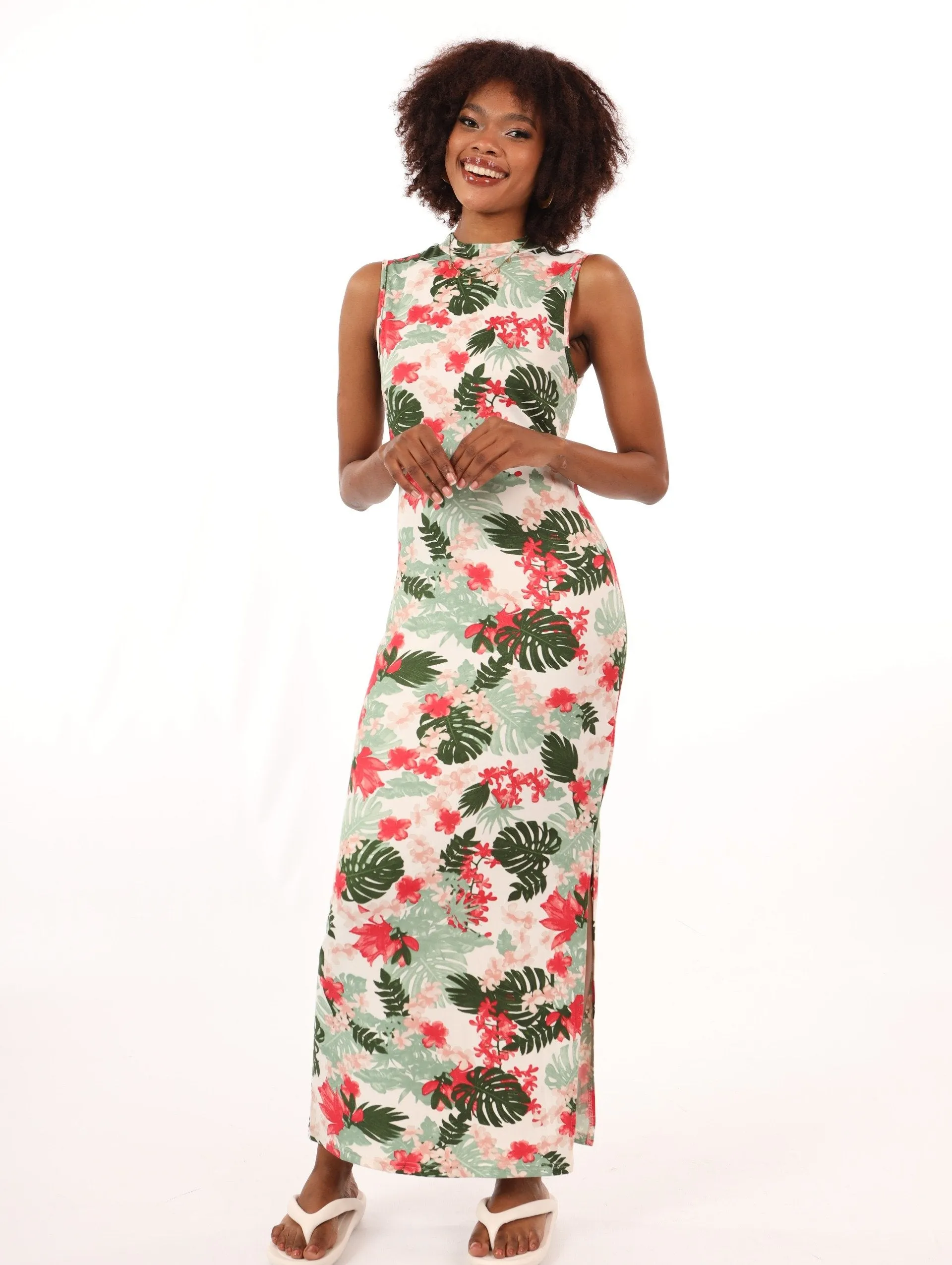 Ladies Turtle Sage Palm Dress sold by Edgars