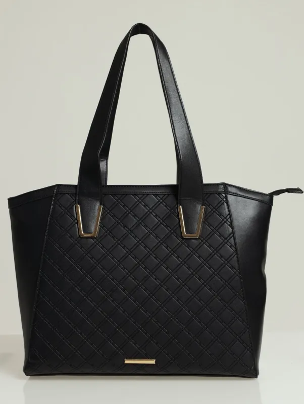 ●ILLIGO● Ruffle round tote bag black 5012264154 2357234-81167323-01302024-