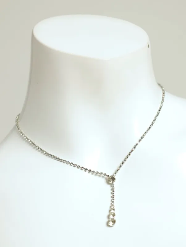 2 Pack Jewel Earring & Pendant Necklace - Silver sold by Edgars