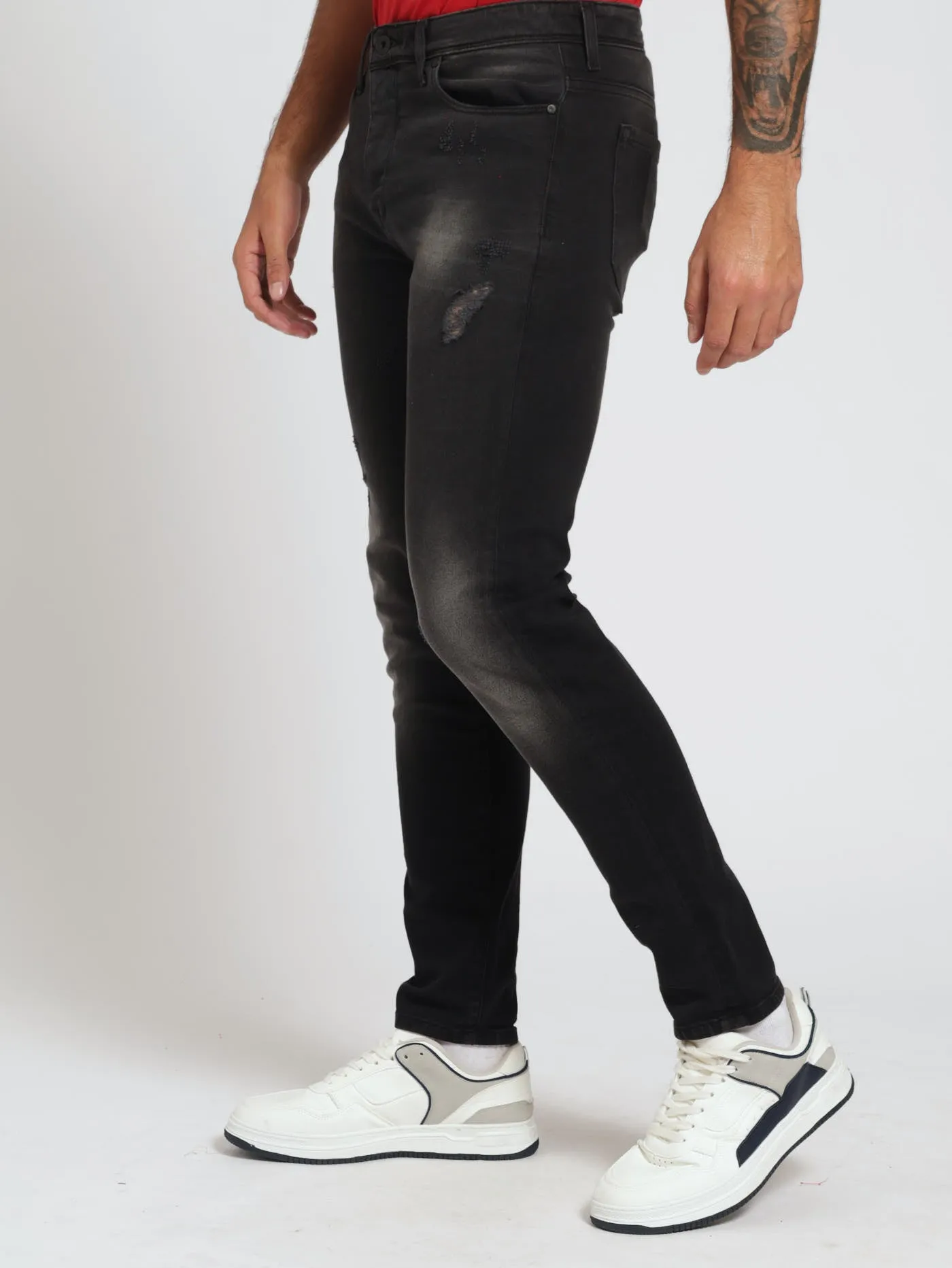 Ripped Vintage Sknny Denim Jeans - Black sold by Edgars product image thumbnail 2