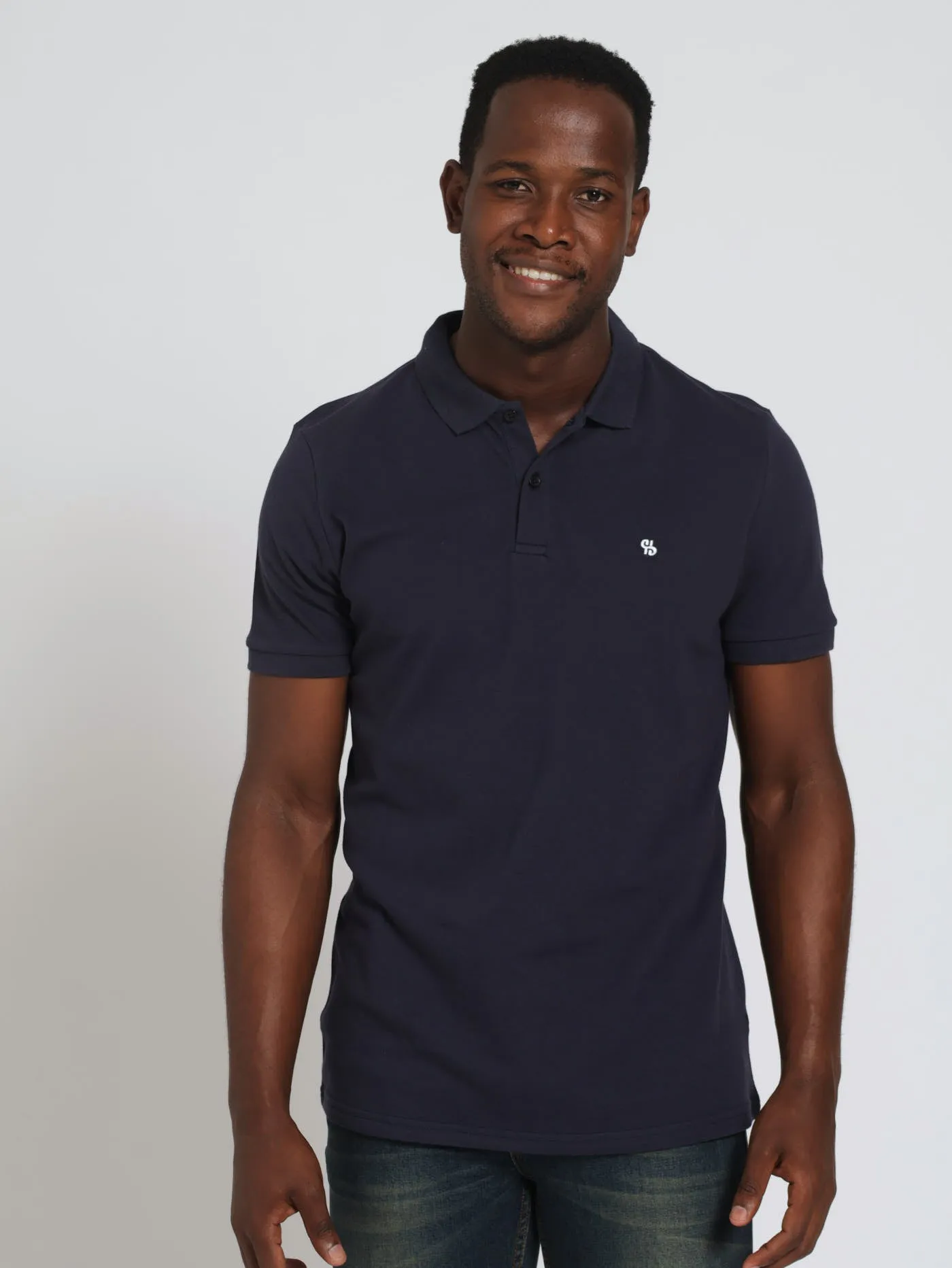 Slim Fit Golfer - Navy sold by Edgars