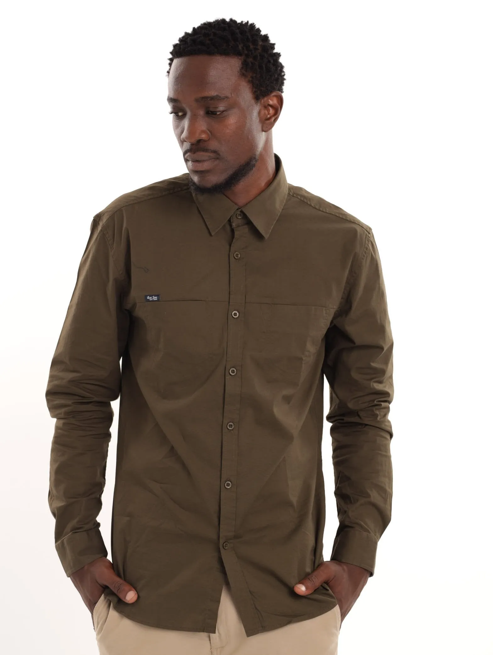 Men's Long Sleeve Shirt - Fatigue sold by Edgars