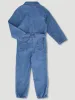 Pre-Girls Fashion Dungaree - Mid Blue sold by Edgars