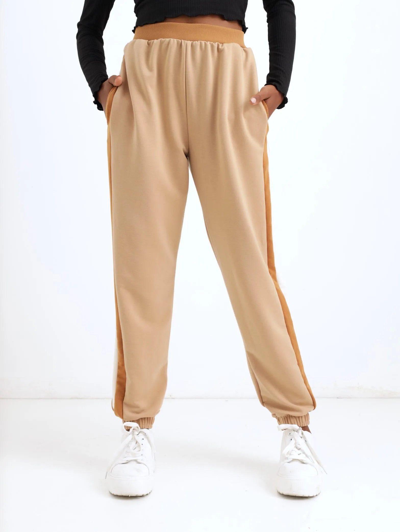 Ladies Side Stripe Colourblock Jogger sold by Edgars