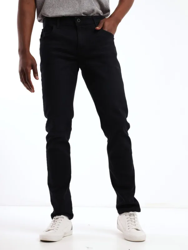 Men's Blue/Black Slim Leg Denim Jean sold by Edgars