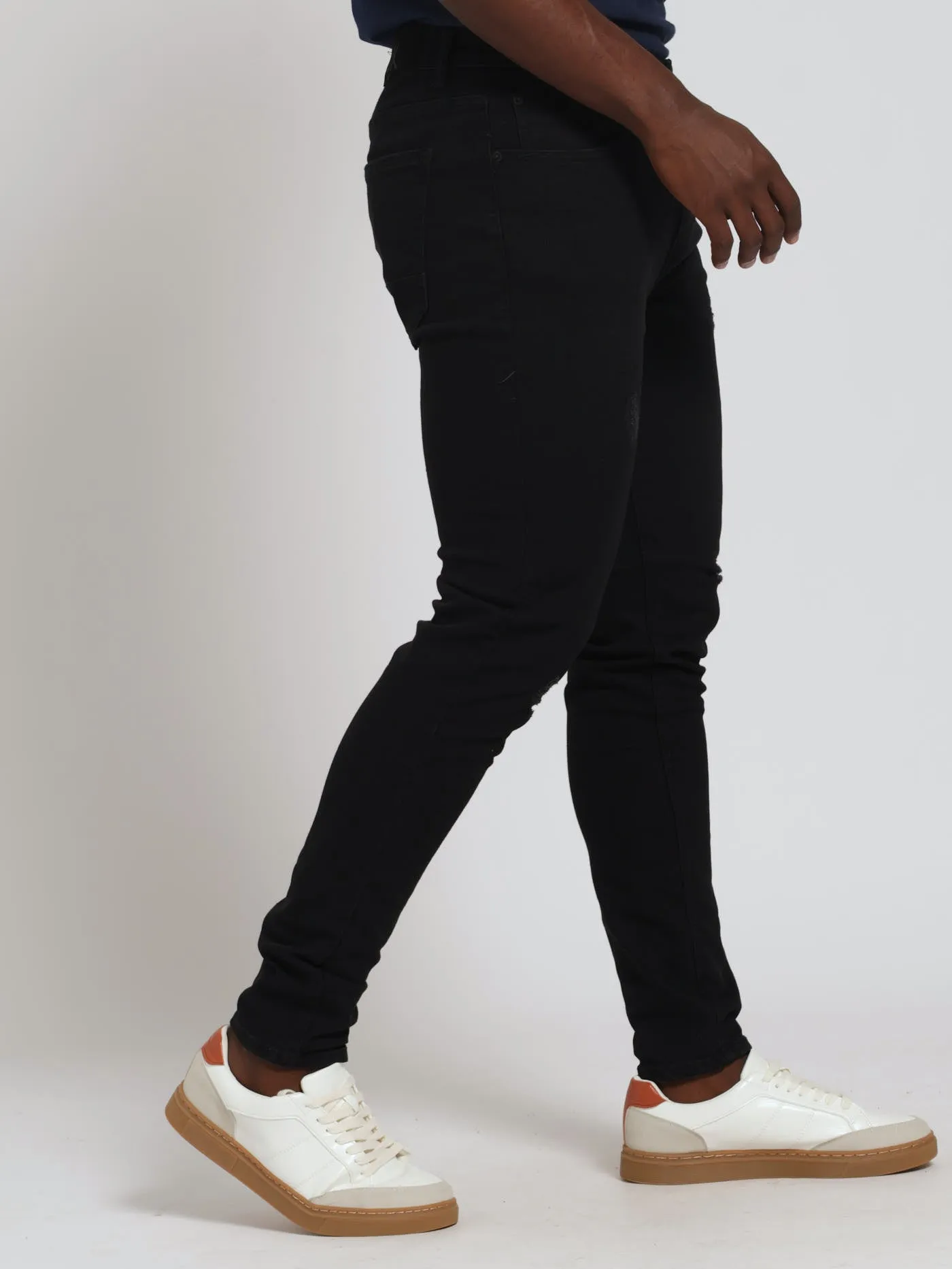 Ripped Super Skinny Denim Jean - Black sold by Edgars product image thumbnail 3
