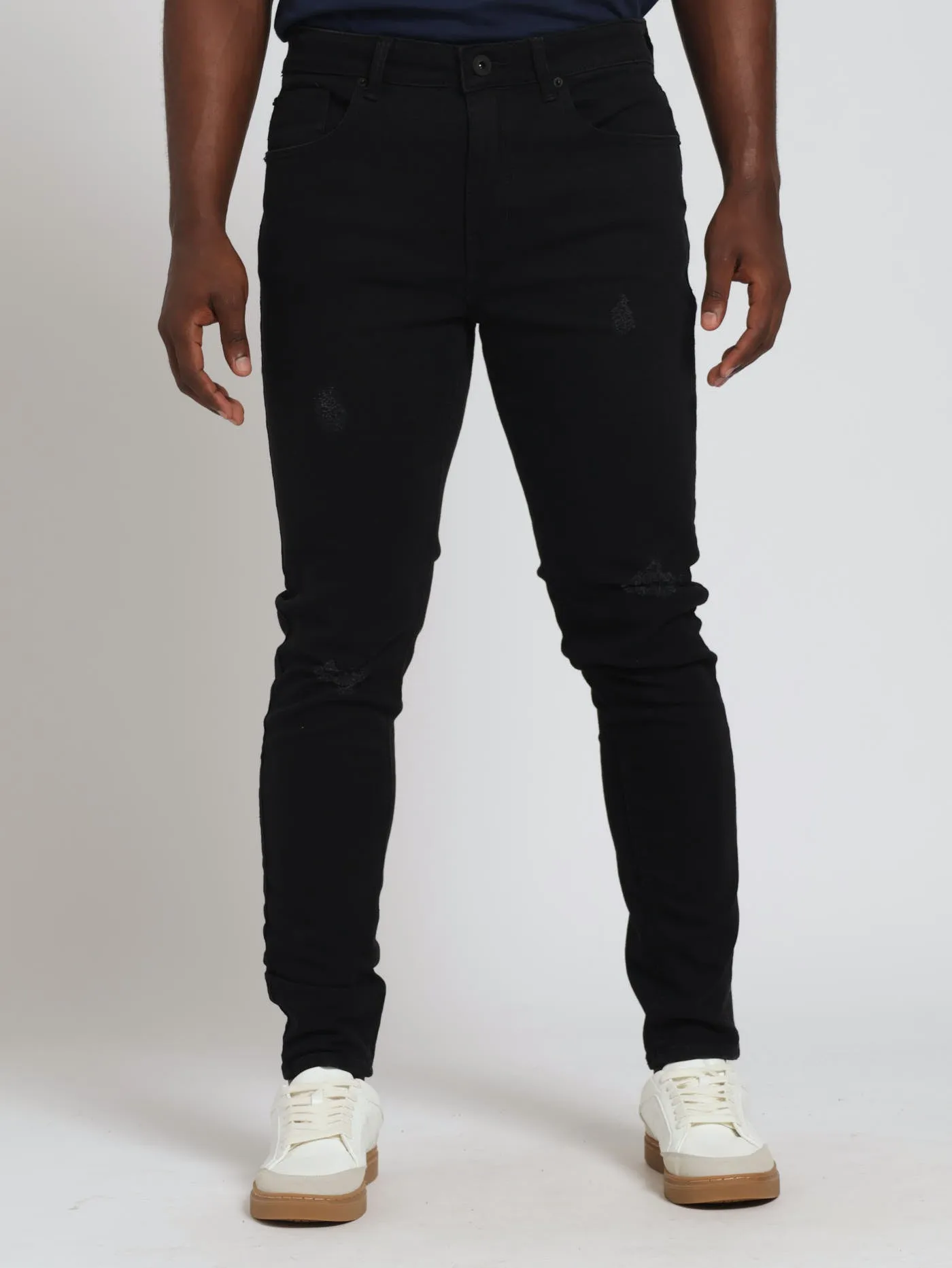 Ripped Super Skinny Denim Jean - Black sold by Edgars product image thumbnail 2