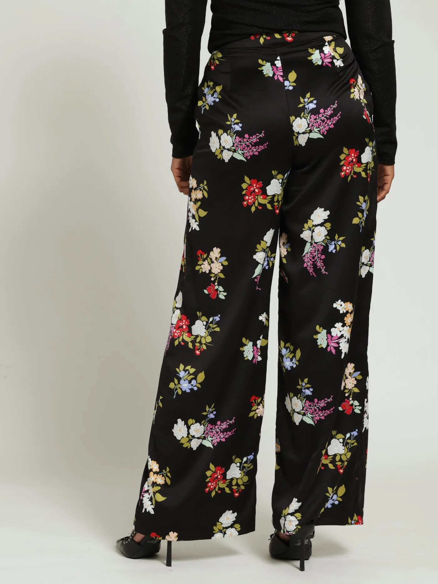 Straight Leg Satin Pants - Black sold by Edgars product image thumbnail 3