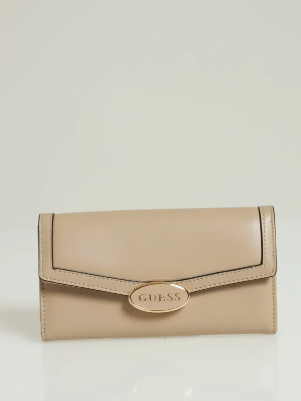 Oakbank Slim Clutch Purse - Taupe sold by Edgars