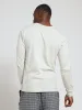 Long Sleeve Crew Cuff Tee - Grey sold by Edgars
