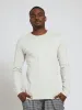 Long Sleeve Crew Cuff Tee - Grey sold by Edgars