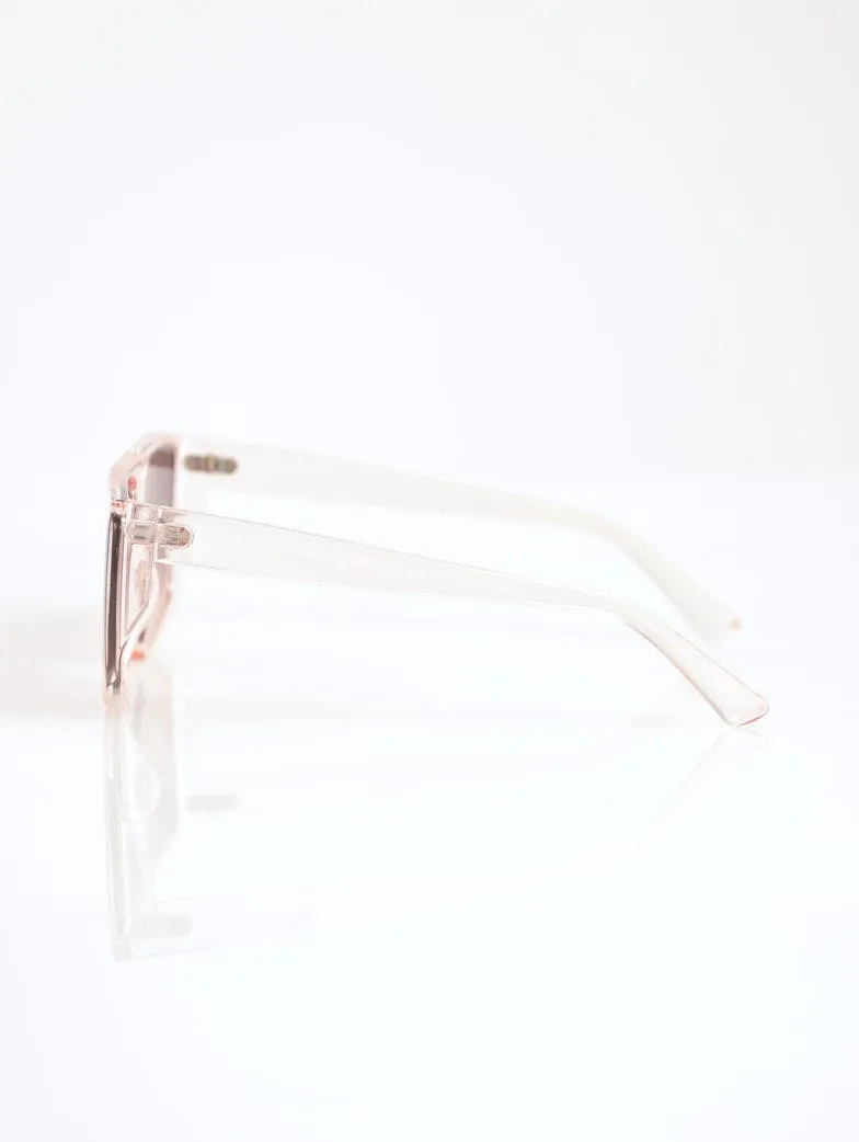 Ladies Ombre Lense Clear Brow Sunglasses - Light Pink sold by Edgars product image thumbnail 5
