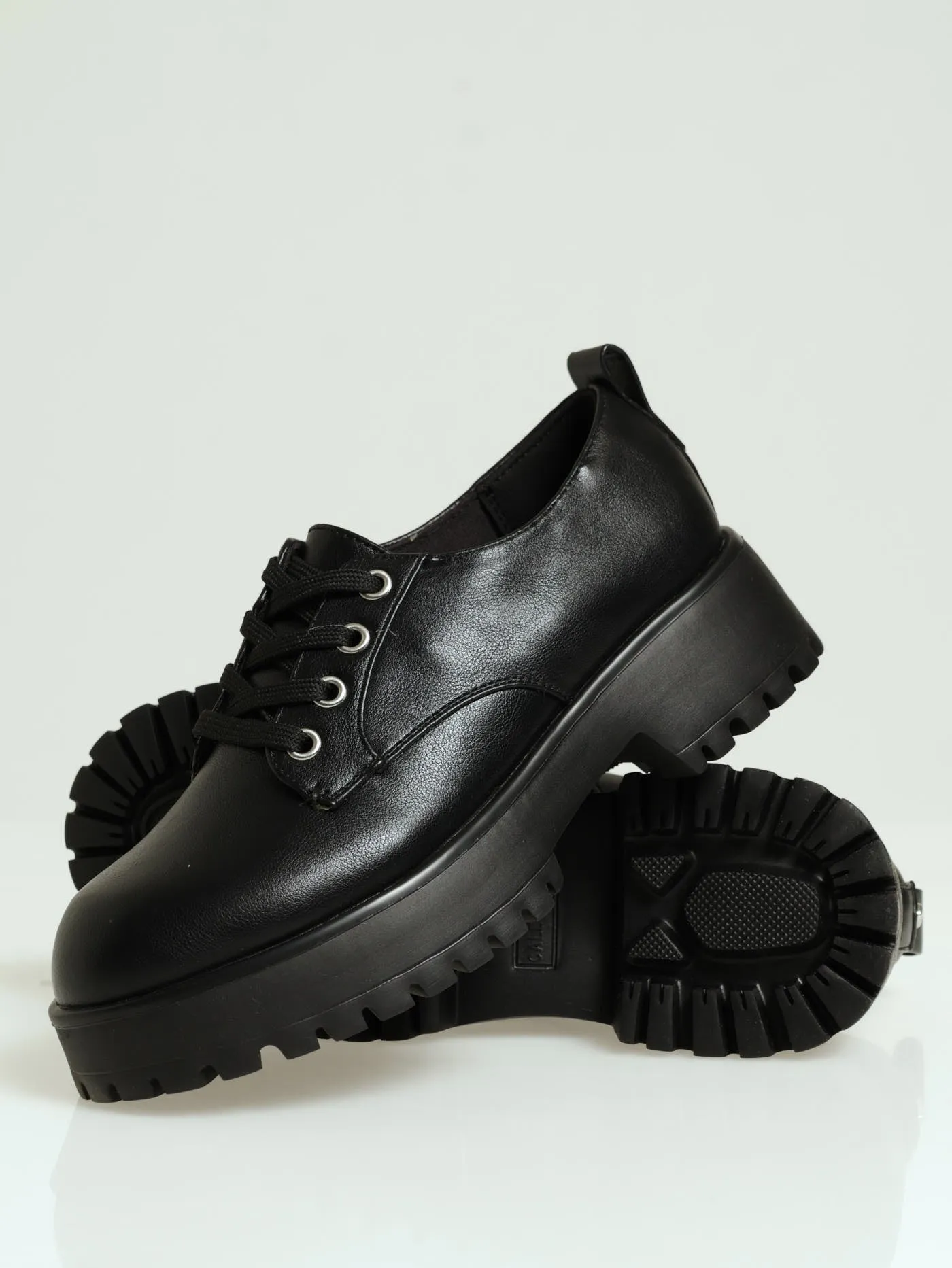 Makinley Chunky Lace Loafer - Black sold by Edgars
