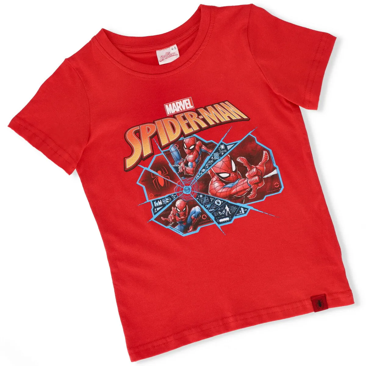 Pre-Boys Short Sleeve Spiderman Tee Breakthrough - Red sold by Edgars