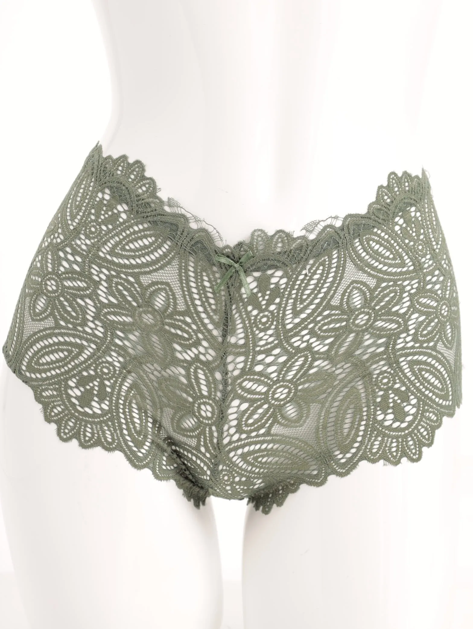 Ladies Full Lace Boyleg Panty - Fatigue sold by Edgars