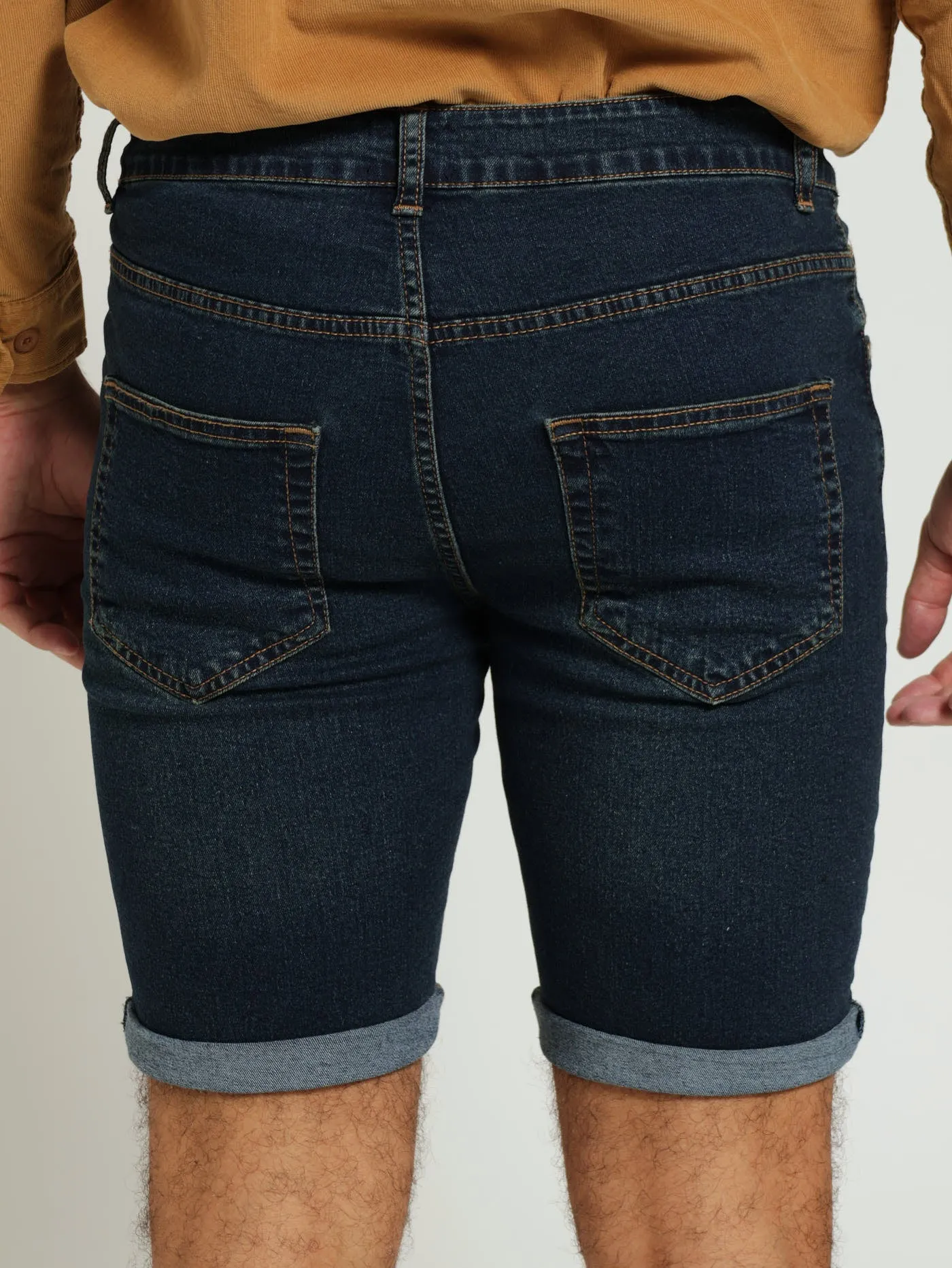 5 Pocket Denim Bermuda Shorts - Dark Wash Ink sold by Edgars product image thumbnail 3
