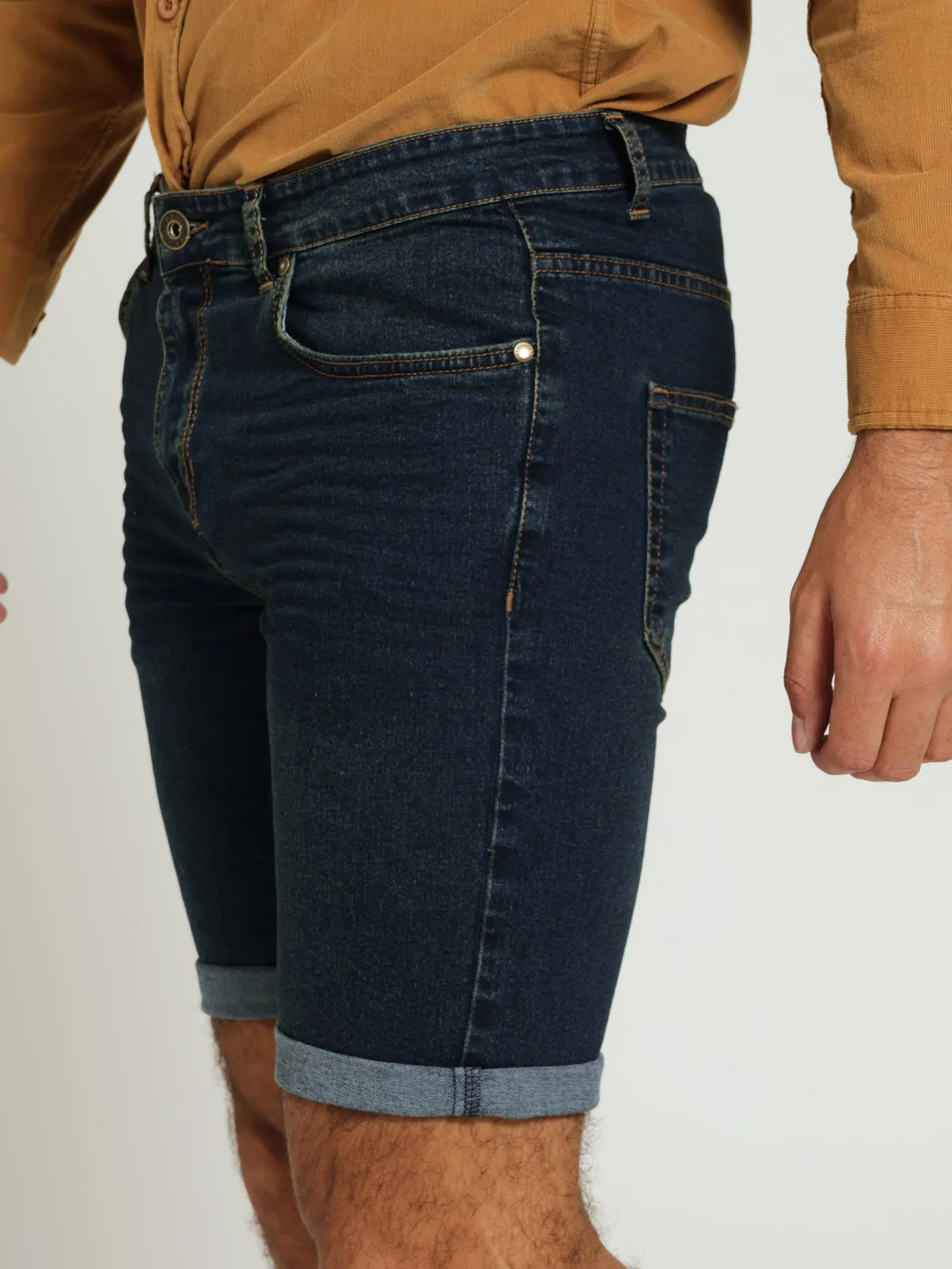 5 Pocket Denim Bermuda Shorts - Dark Wash Ink sold by Edgars product image thumbnail 2