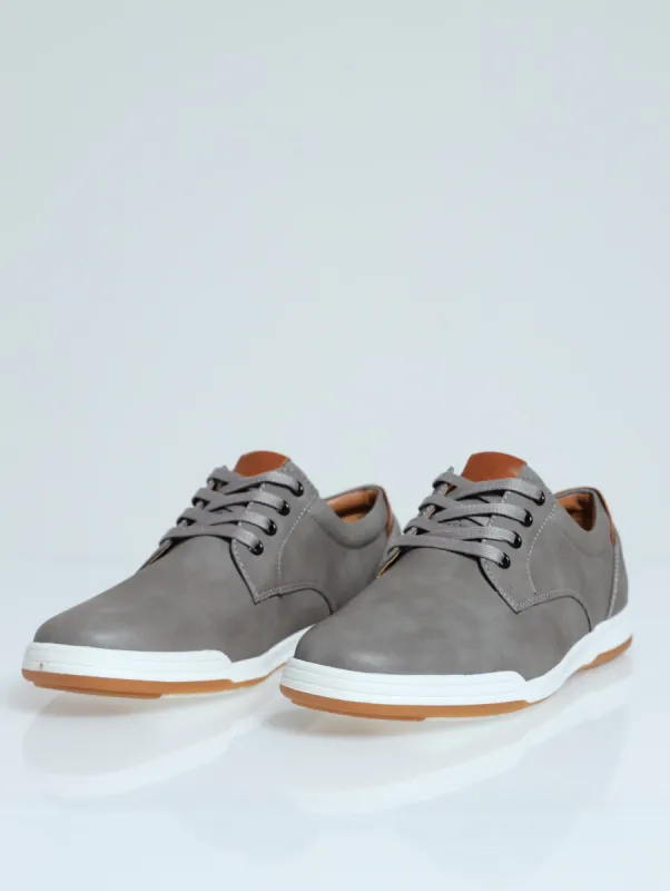 Tureaux Lace Up Sneaker - Grey sold by Edgars