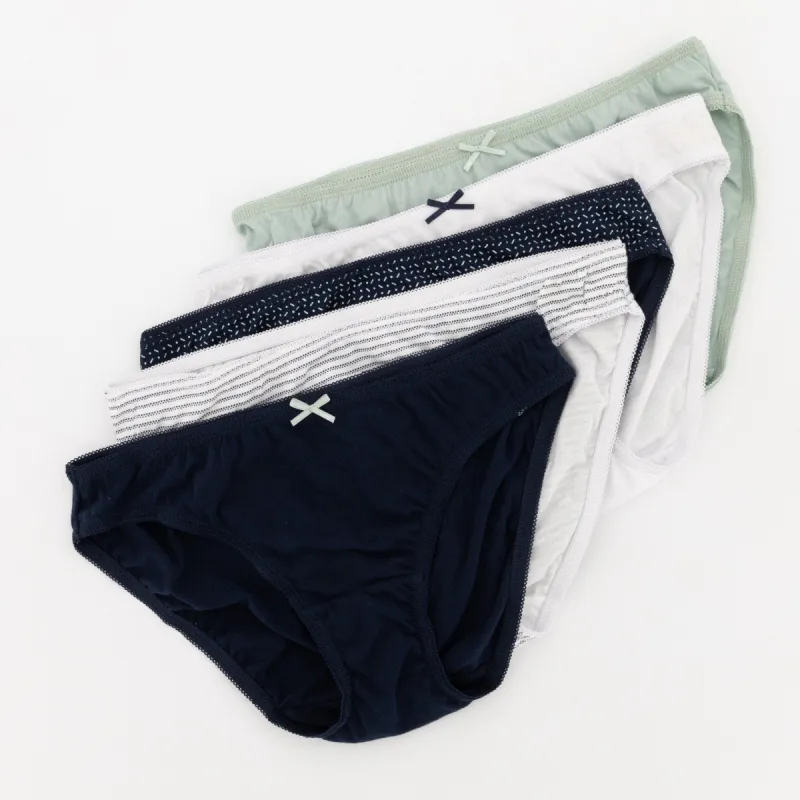 Ladies 5 Pack Cotton Bikini sold by Edgars