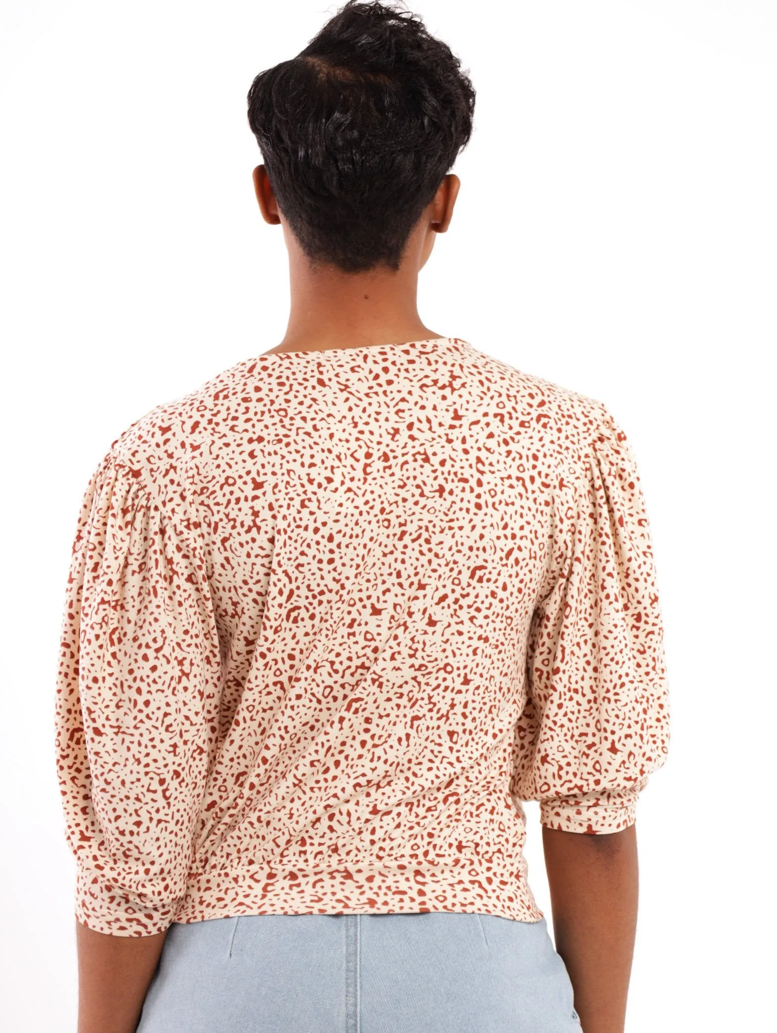 Ladies Animal Print Cross-Over Top sold by Edgars product image thumbnail 2