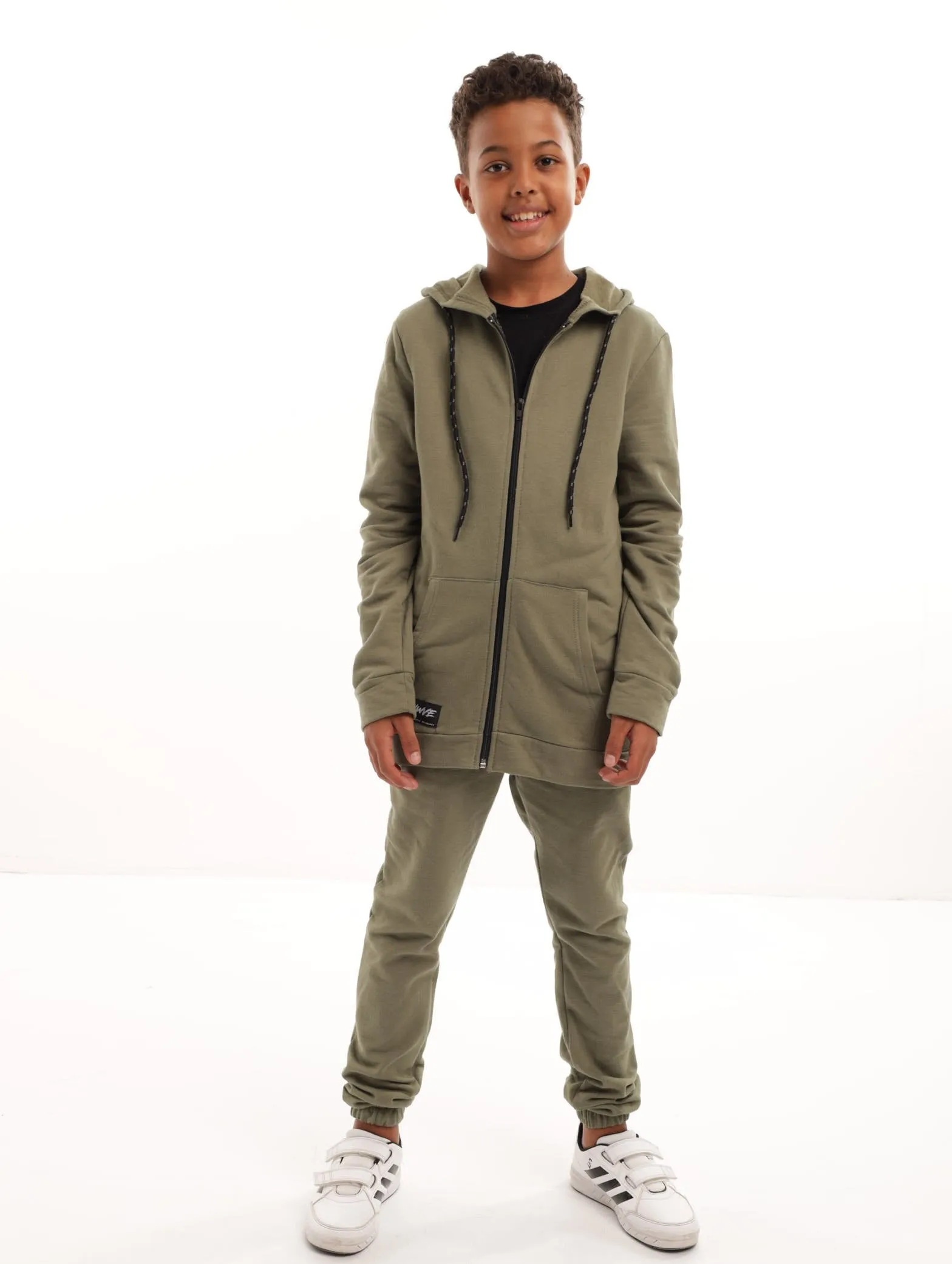Boys Zip Hoody - Olive sold by Edgars product image thumbnail 4