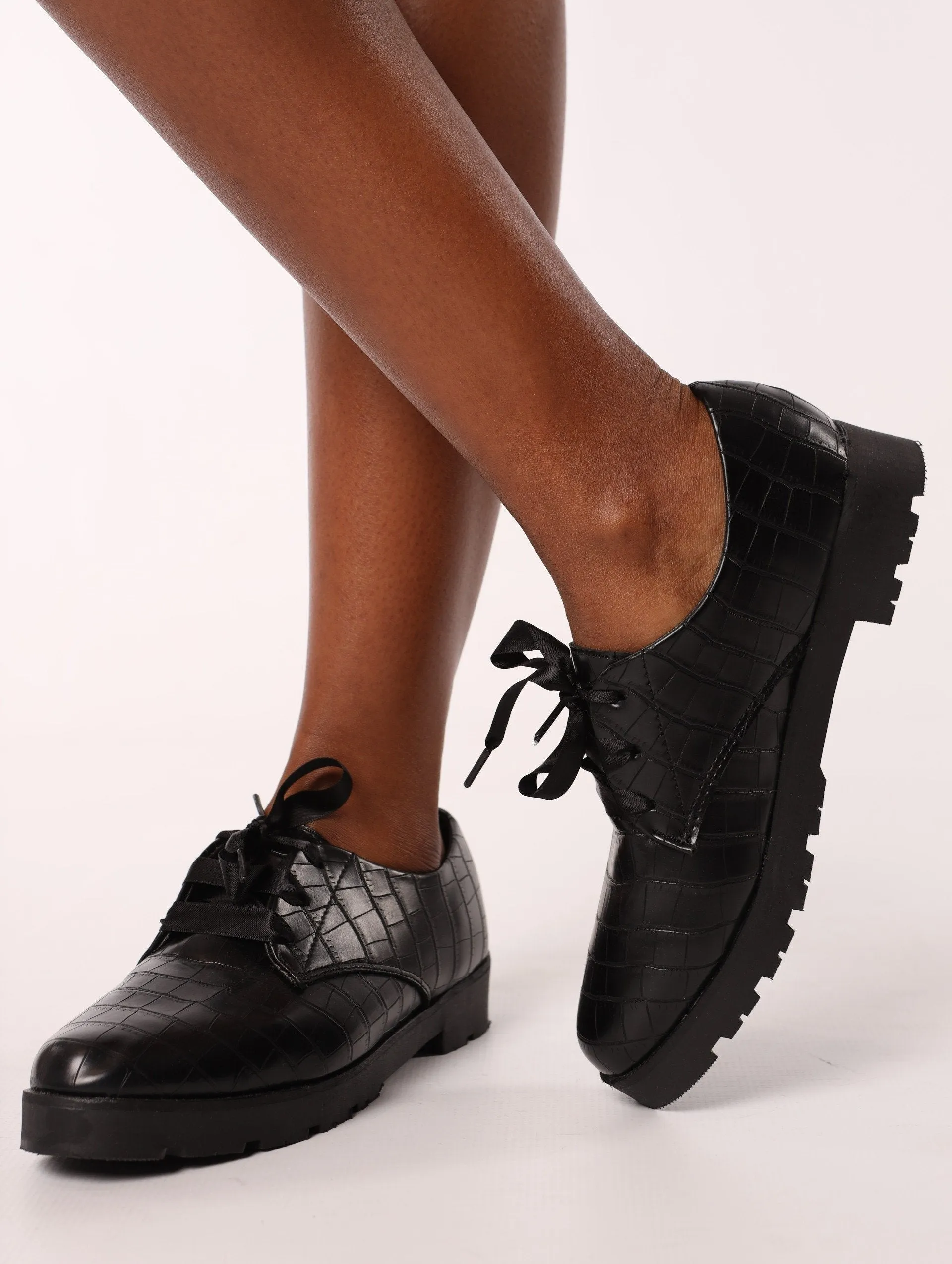 Ladies Croc Man Shoe - Black sold by Edgars