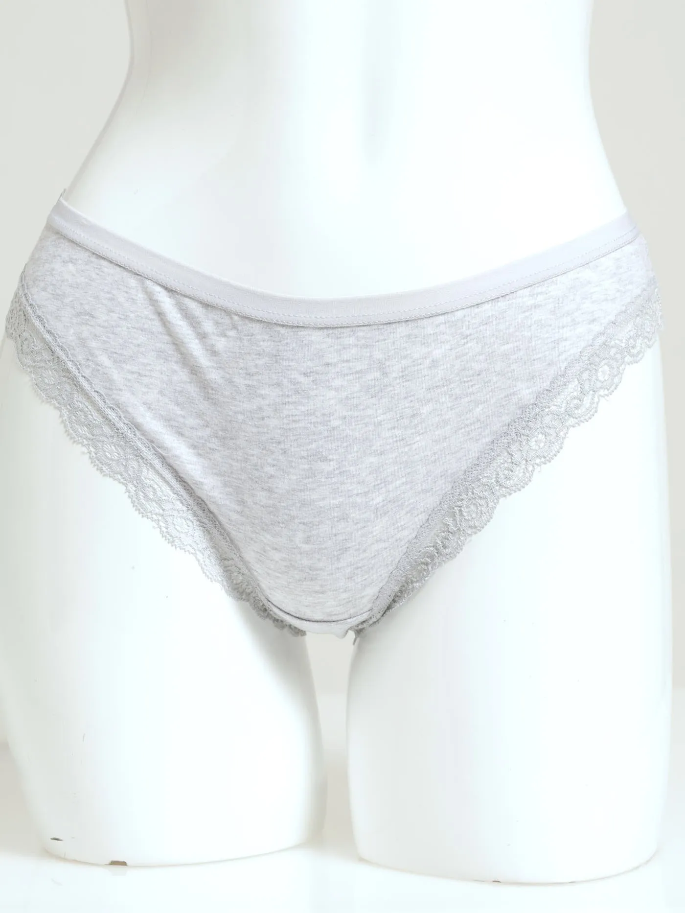 3 Pack Cotton Stretch Brazilian Panties - Evening Sand/Grey Melange/Black sold by Edgars product image thumbnail 2