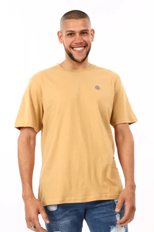 Men's Basic Crew Tee - Camel sold by Edgars