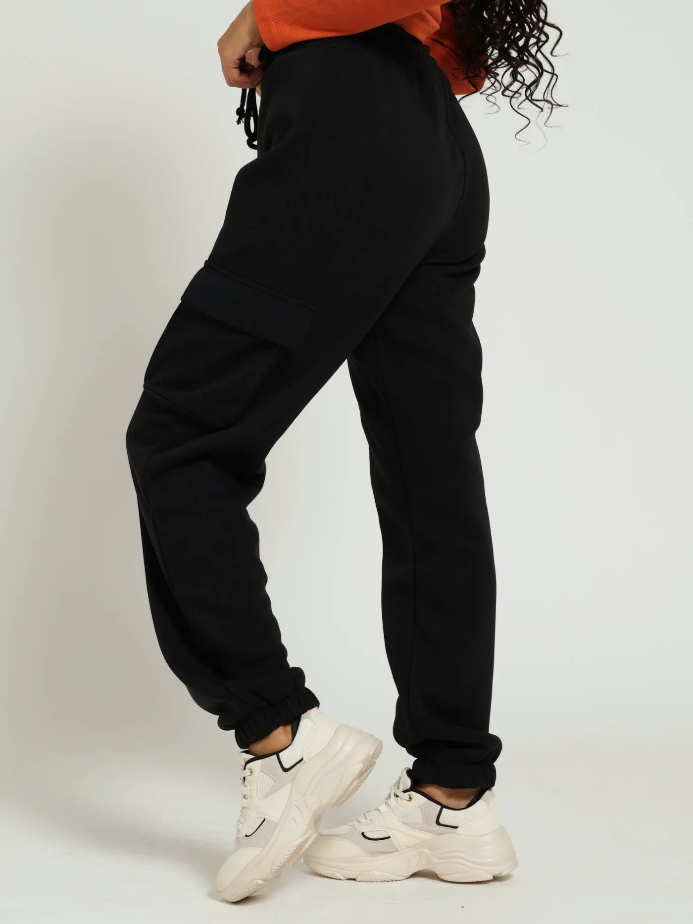 Rib Pocket Fleece Jogger - Black sold by Edgars product image thumbnail 2