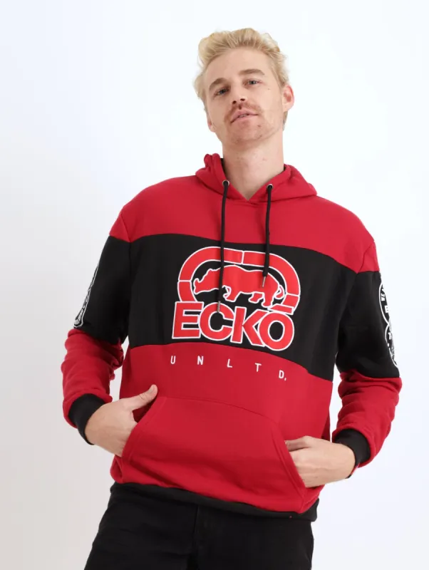 Men's CutNSew Rhino Hooded Pullover - Red sold by Edgars