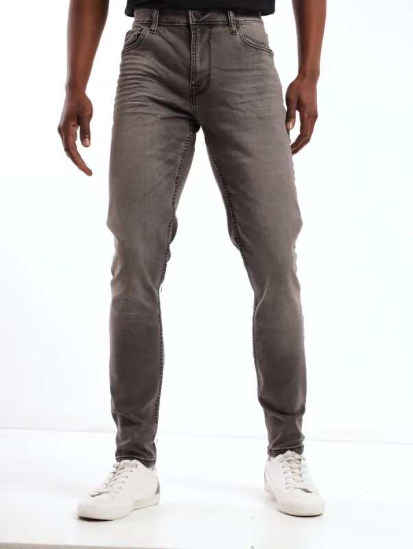 Men's Charcoal Slim Tapered Denim Jean sold by Edgars