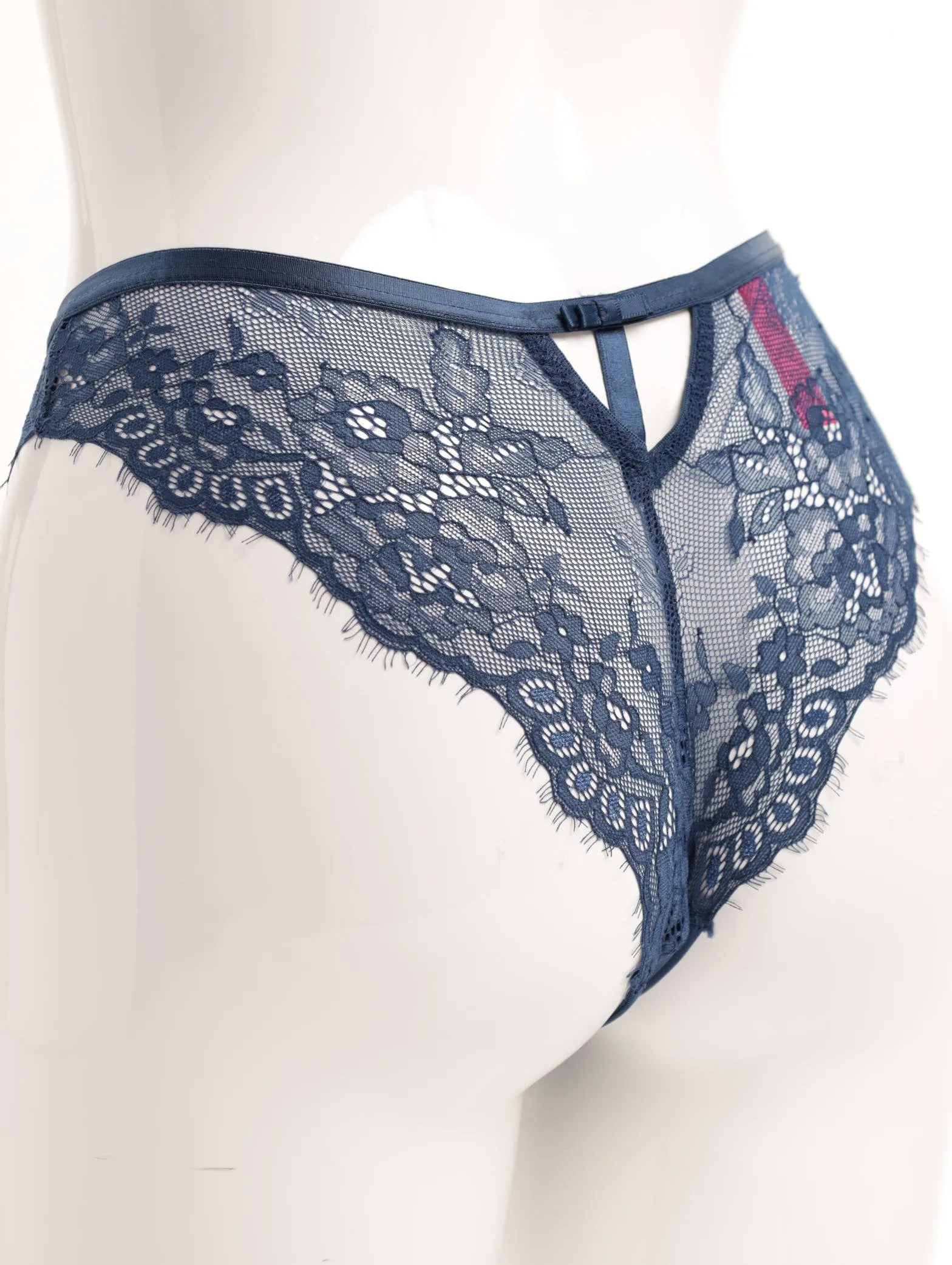 Ladies Cheeky Brazilian Panty With T-Back Detail - Petrol sold by Edgars product image thumbnail 2