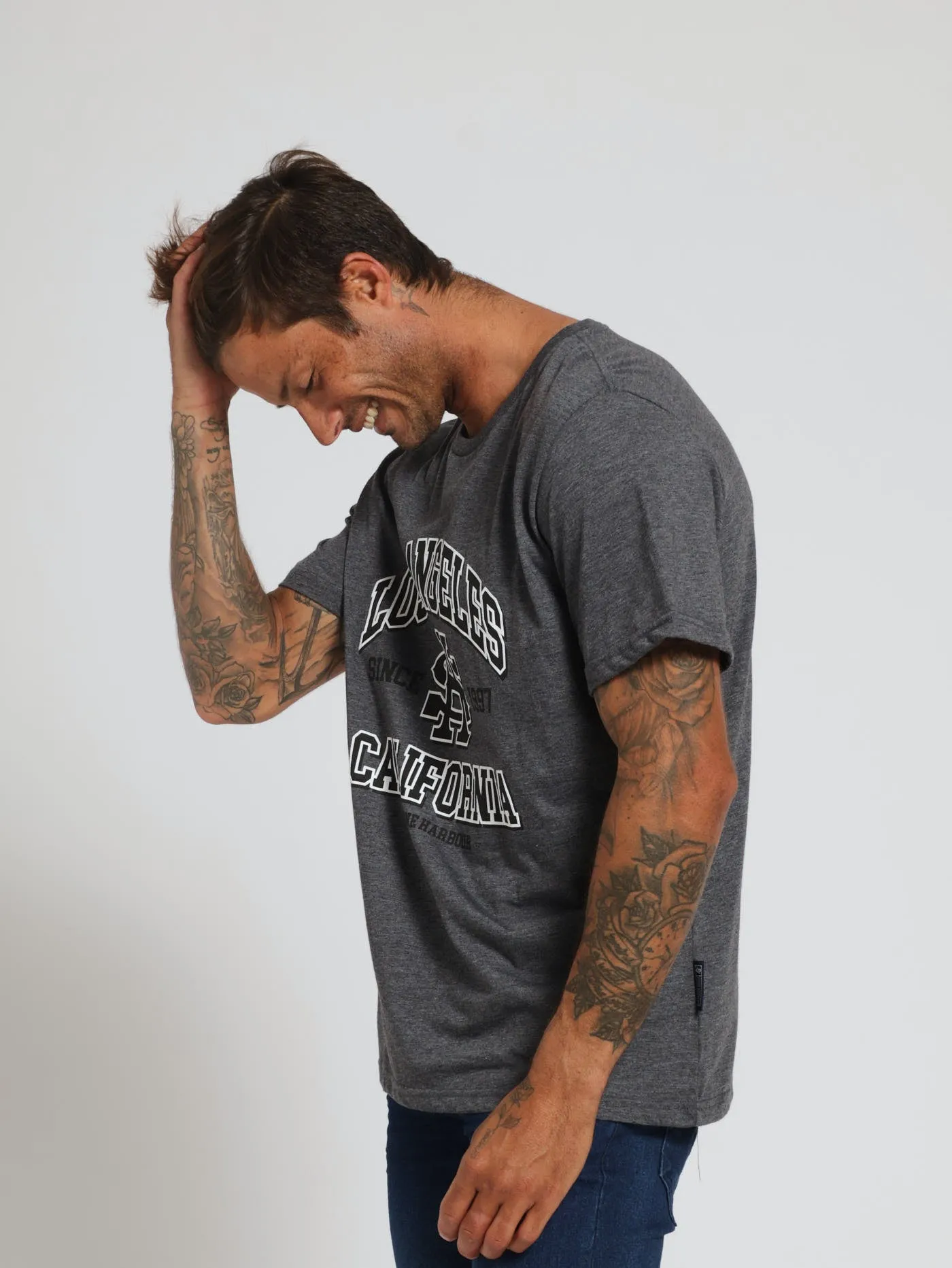 Los Angeles Tee - Charcoal Melange sold by Edgars product image thumbnail 3