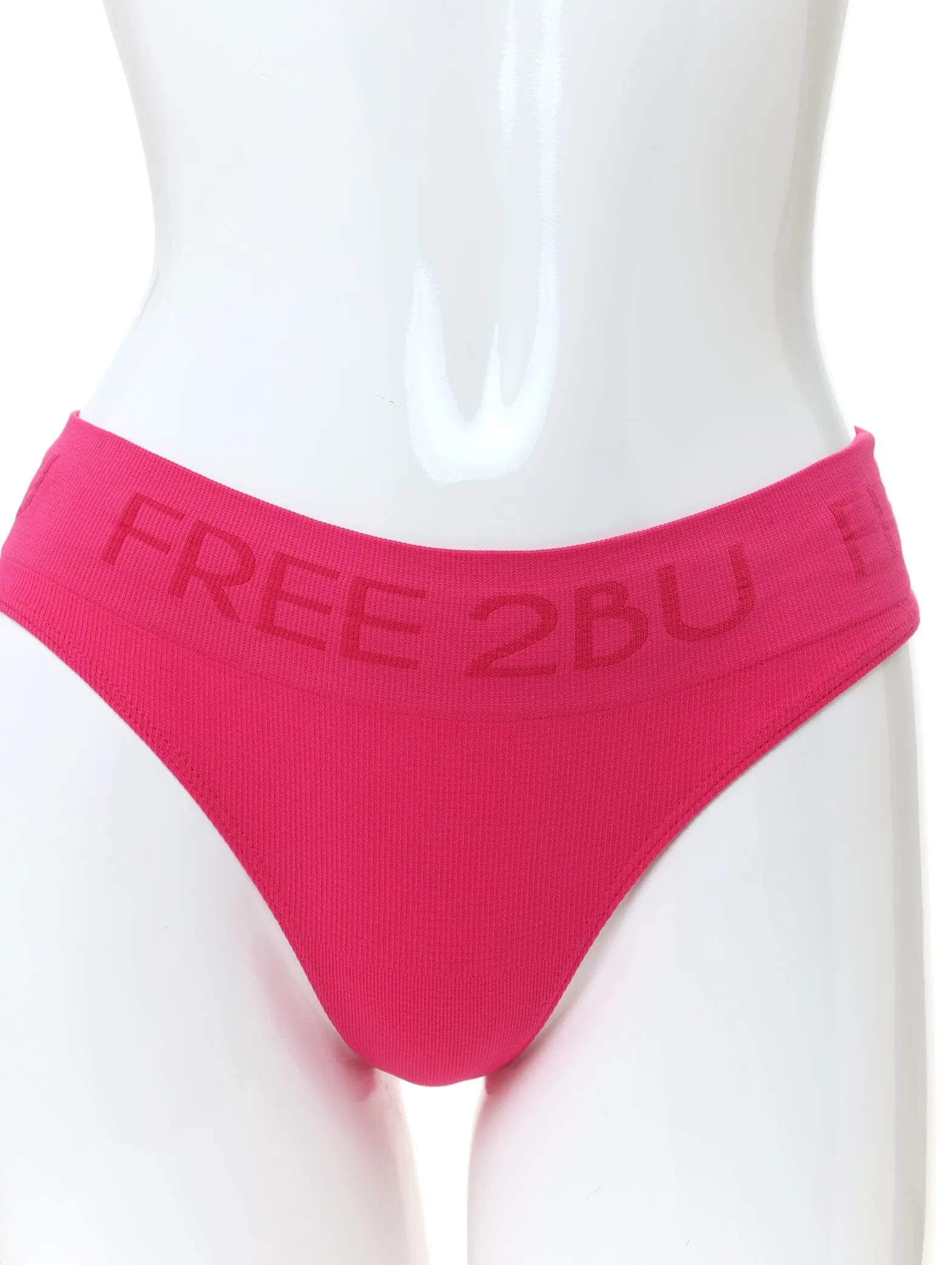 Ladies Single Ribbed Thong - Pink sold by Edgars