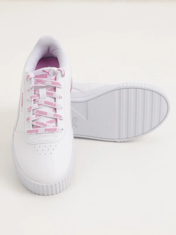 Ladies Carina Logomania White Opera Mauve sold by Edgars