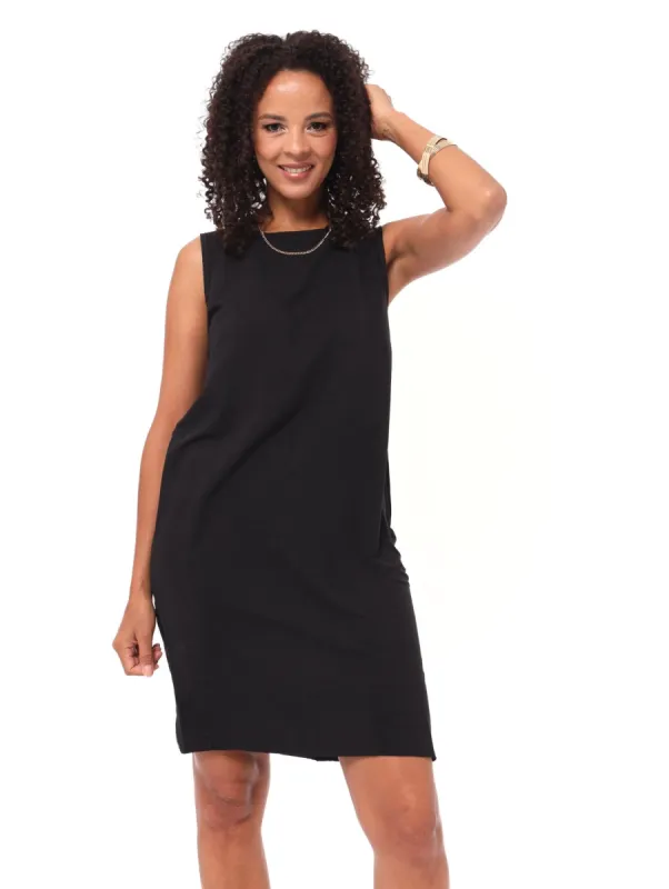 Ladies Shift Dress - Black sold by Edgars