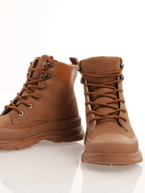 Ladies Hiker Boot - Tan sold by Edgars