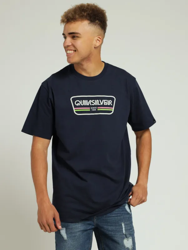 Range Life Front Tee - Navy sold by Edgars
