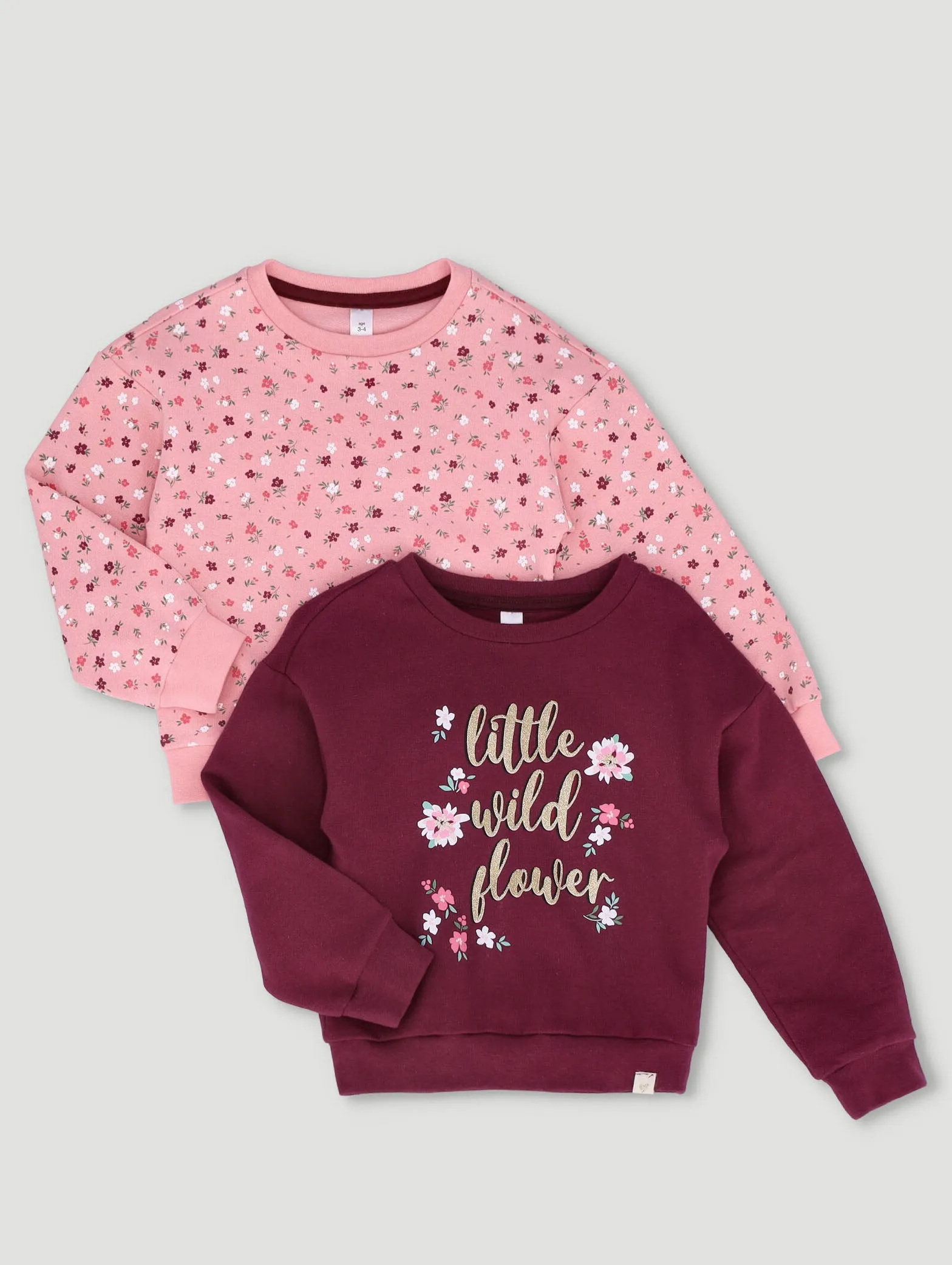 Pre-Girls 2 Pack Track Ditsy Floral Top sold by Edgars