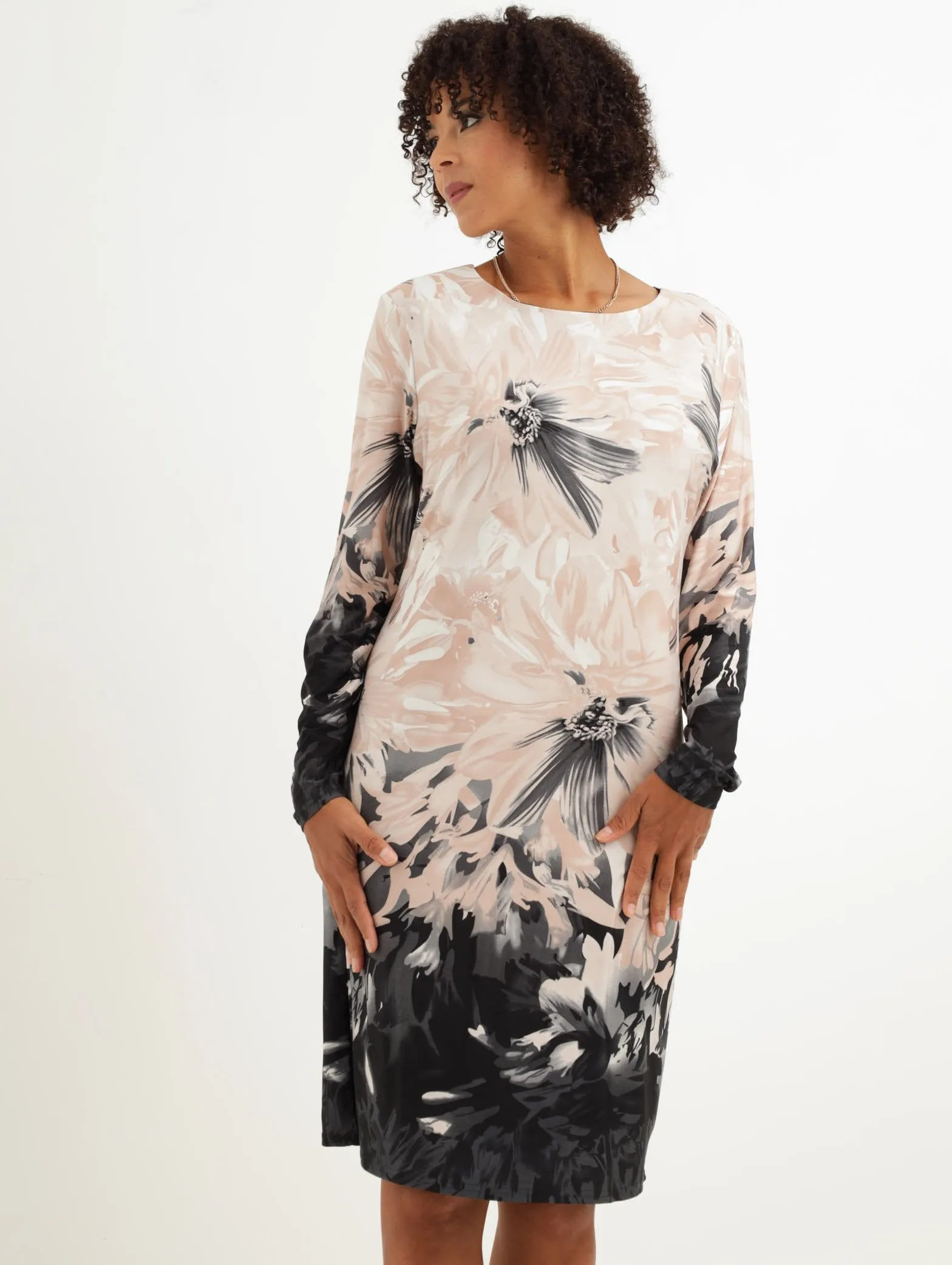 Ladies Printed Knit Dress sold by Edgars