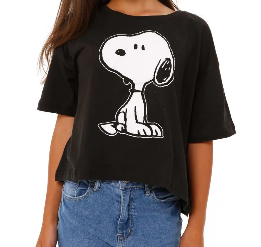 Ladies Peanut Tee - Black sold by Edgars