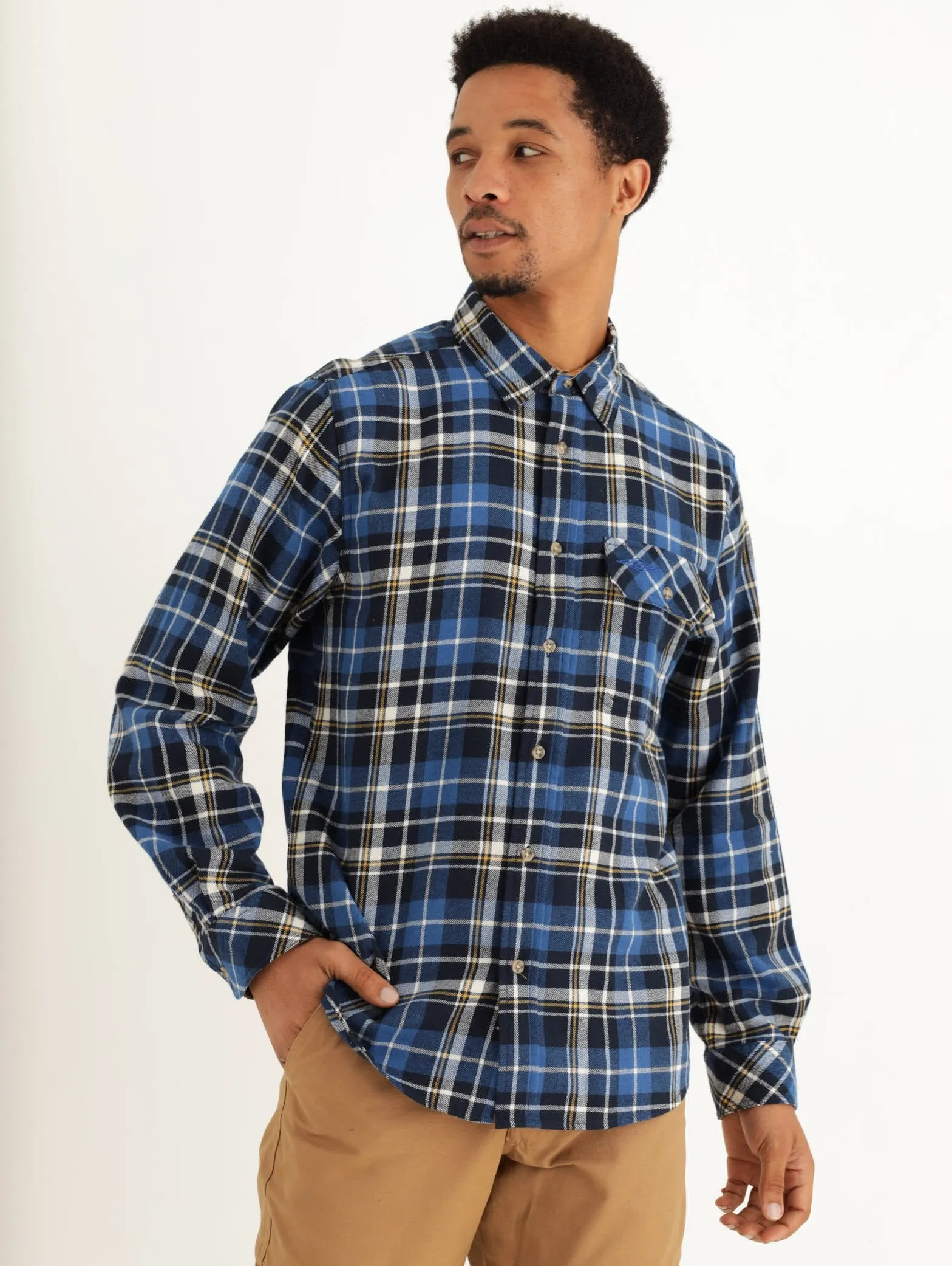 Men's Flanel Shirt - Blue sold by Edgars